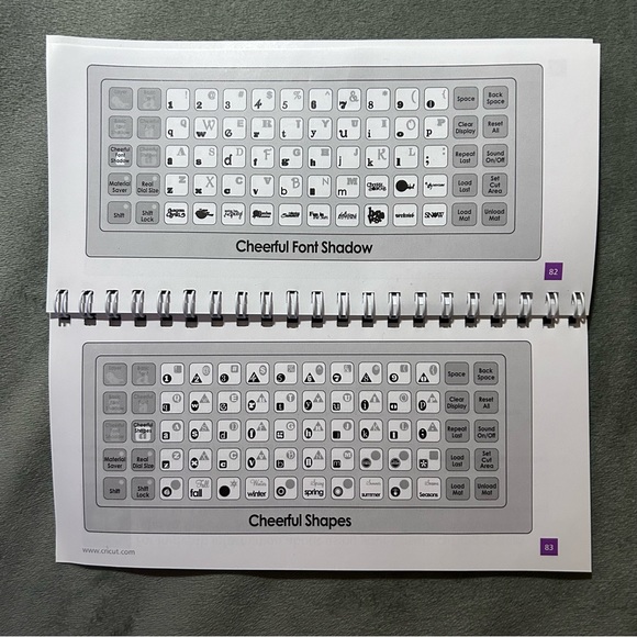 Cricut Creative Memories Cheerful seasons - shapes - Picture 15 of 16